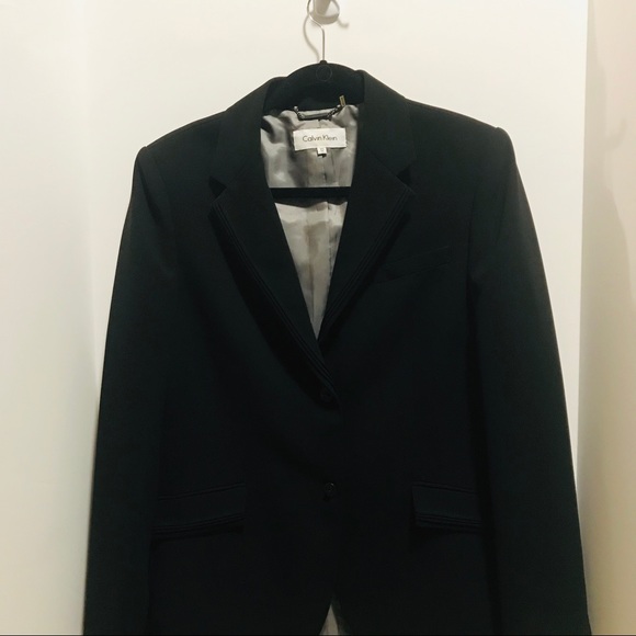 Calvin Klein Jackets & Blazers - Calvin Klein women’s black blazer suit jacket 12